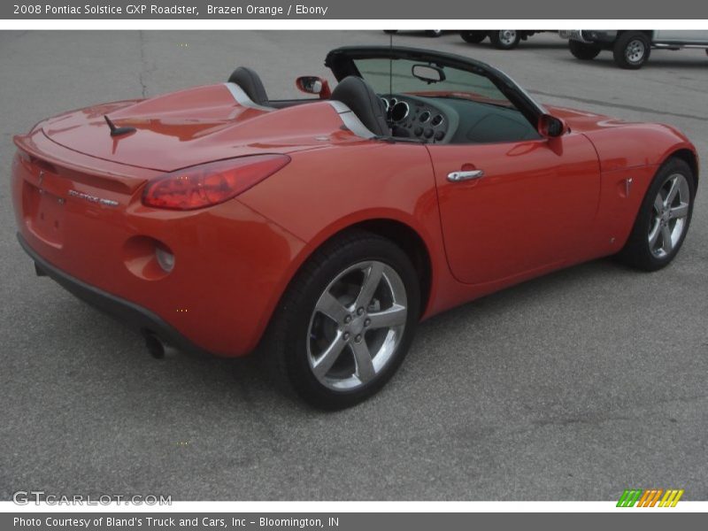 Brazen Orange / Ebony 2008 Pontiac Solstice GXP Roadster