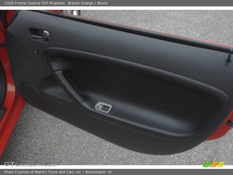 Brazen Orange / Ebony 2008 Pontiac Solstice GXP Roadster