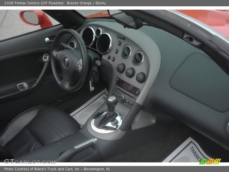 Brazen Orange / Ebony 2008 Pontiac Solstice GXP Roadster