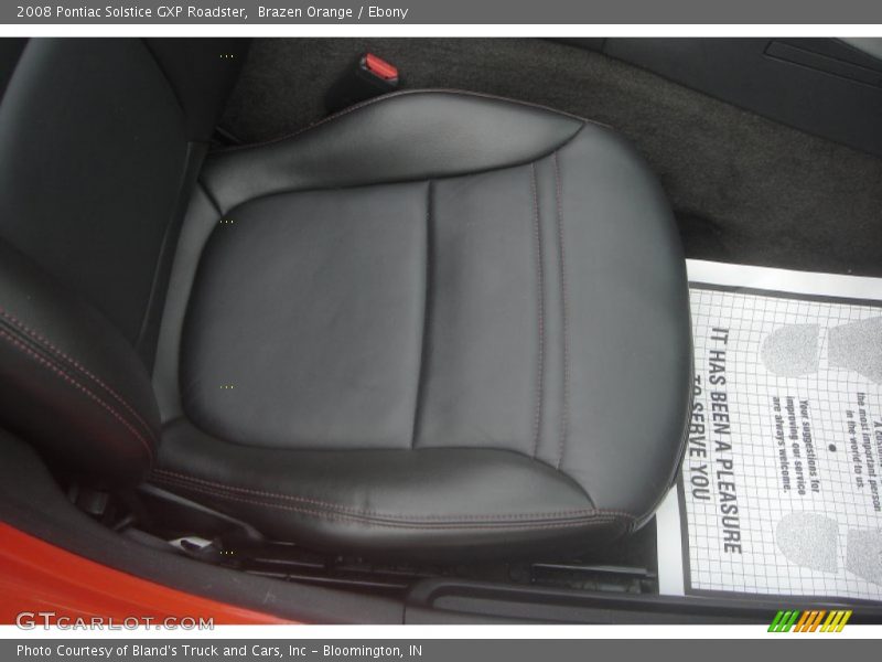 Brazen Orange / Ebony 2008 Pontiac Solstice GXP Roadster