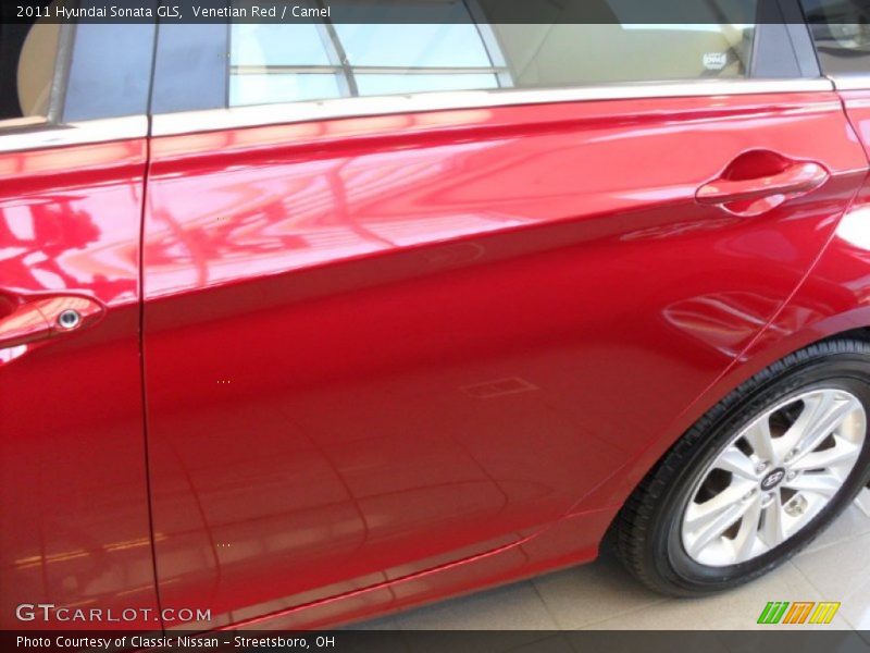 Venetian Red / Camel 2011 Hyundai Sonata GLS