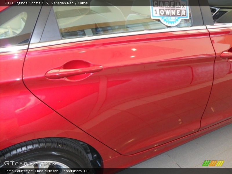 Venetian Red / Camel 2011 Hyundai Sonata GLS
