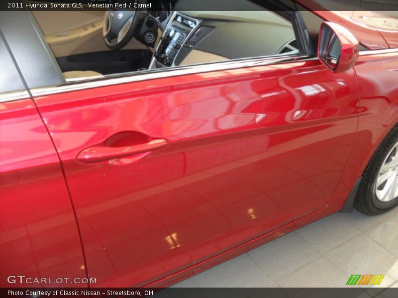 Venetian Red / Camel 2011 Hyundai Sonata GLS