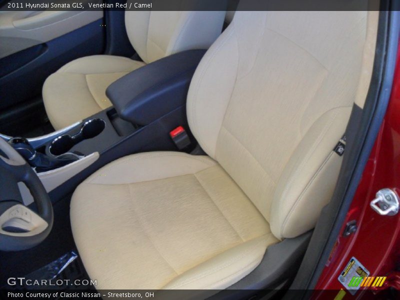 Venetian Red / Camel 2011 Hyundai Sonata GLS