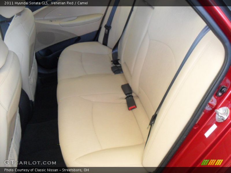 Venetian Red / Camel 2011 Hyundai Sonata GLS