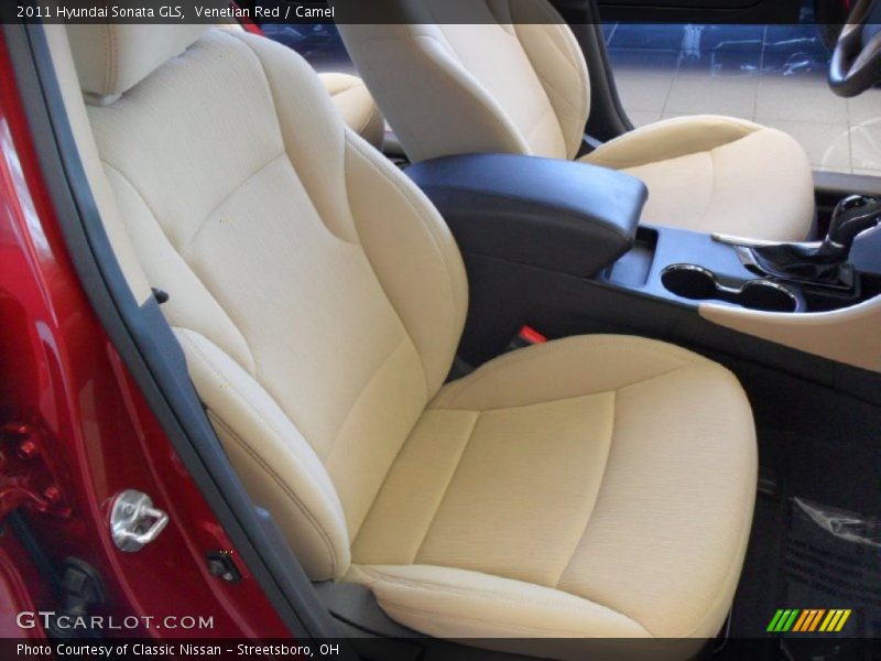 Venetian Red / Camel 2011 Hyundai Sonata GLS