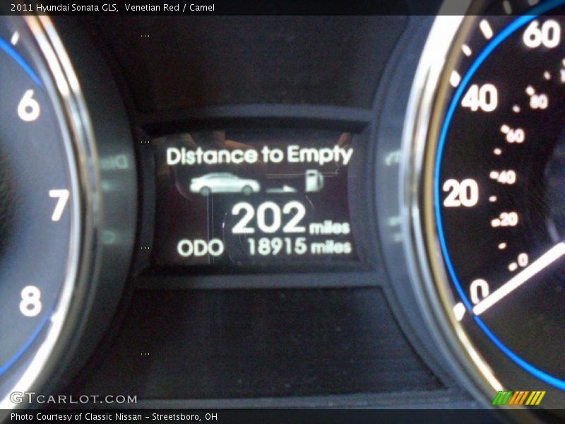 Venetian Red / Camel 2011 Hyundai Sonata GLS