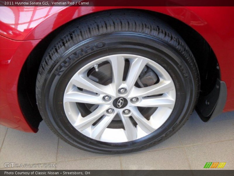Venetian Red / Camel 2011 Hyundai Sonata GLS