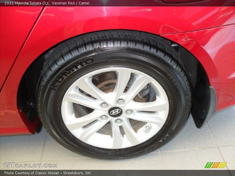 Venetian Red / Camel 2011 Hyundai Sonata GLS