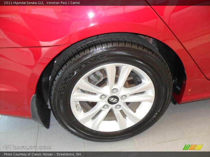 Venetian Red / Camel 2011 Hyundai Sonata GLS