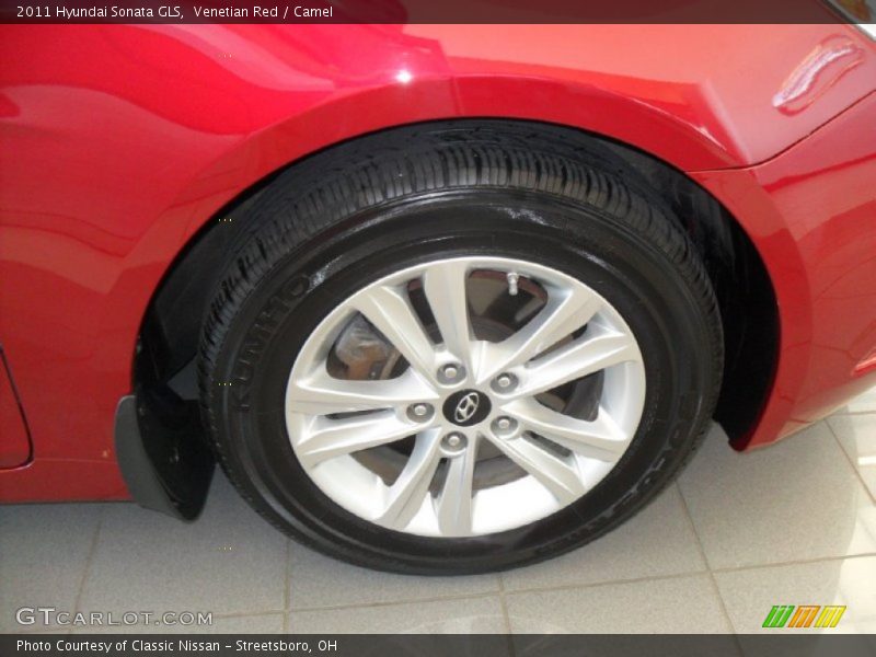 Venetian Red / Camel 2011 Hyundai Sonata GLS