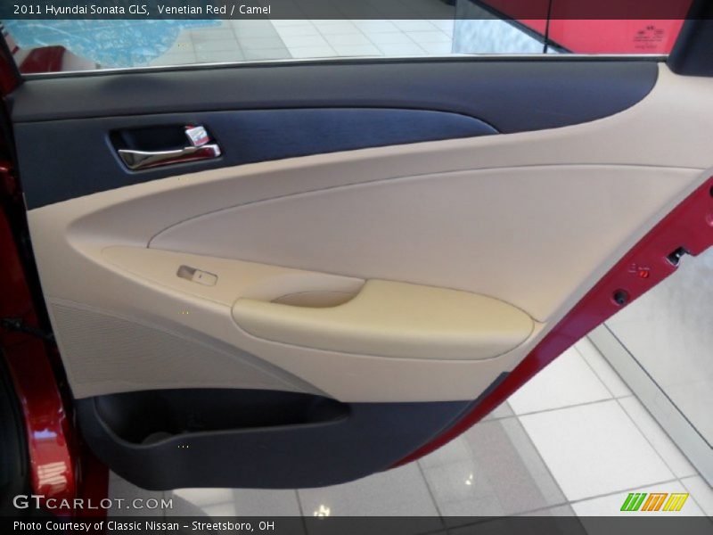 Venetian Red / Camel 2011 Hyundai Sonata GLS