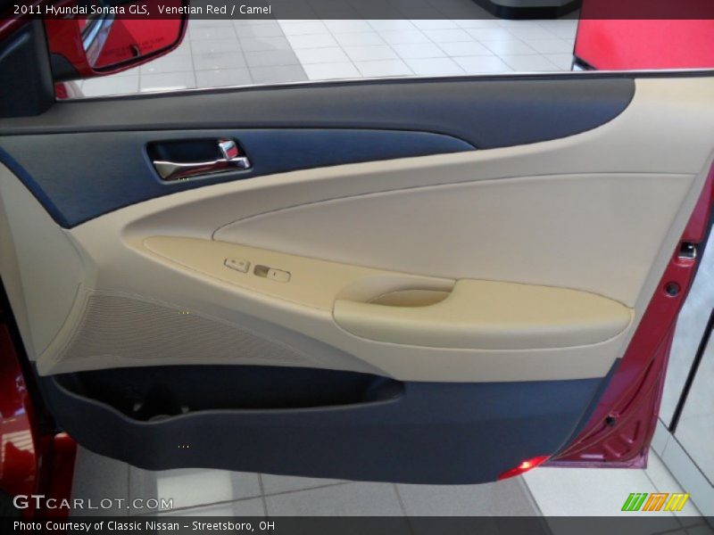 Venetian Red / Camel 2011 Hyundai Sonata GLS