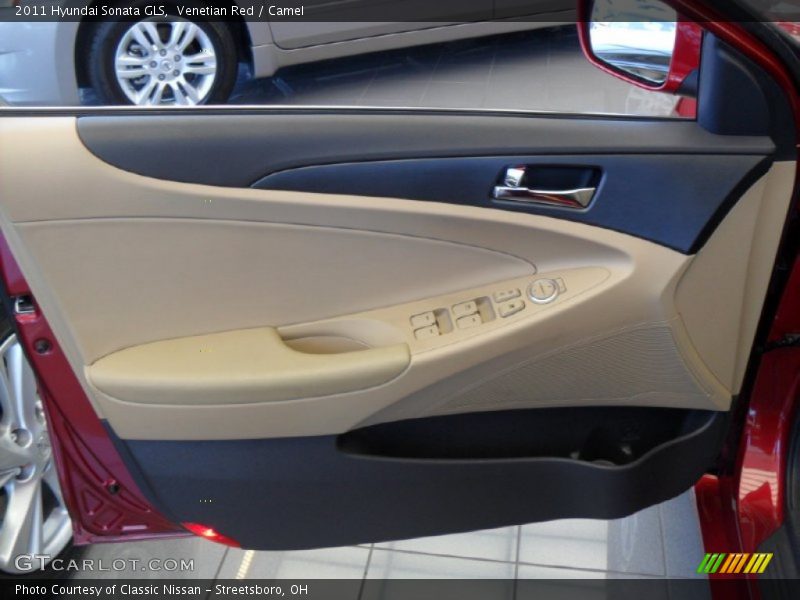 Venetian Red / Camel 2011 Hyundai Sonata GLS