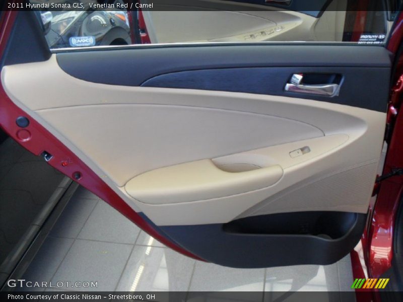 Venetian Red / Camel 2011 Hyundai Sonata GLS