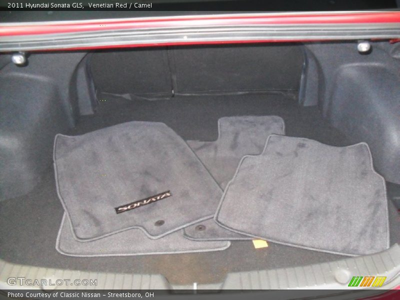 Venetian Red / Camel 2011 Hyundai Sonata GLS