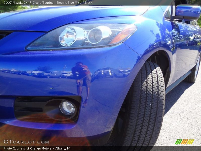 Electric Blue Mica / Black 2007 Mazda CX-7 Grand Touring