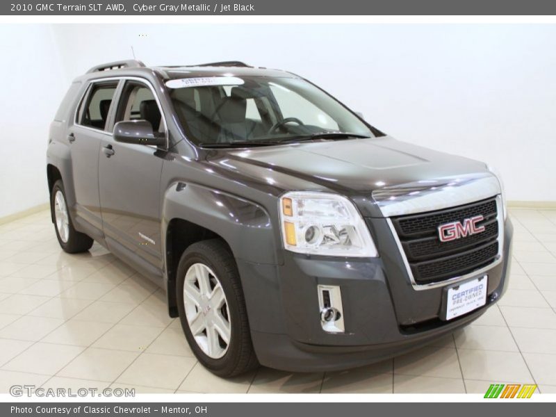 Cyber Gray Metallic / Jet Black 2010 GMC Terrain SLT AWD