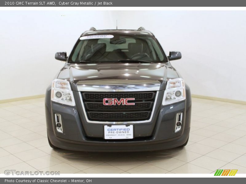 Cyber Gray Metallic / Jet Black 2010 GMC Terrain SLT AWD
