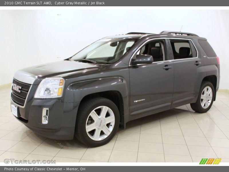 Cyber Gray Metallic / Jet Black 2010 GMC Terrain SLT AWD