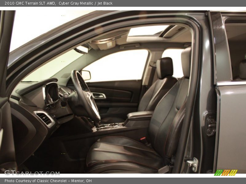 Cyber Gray Metallic / Jet Black 2010 GMC Terrain SLT AWD