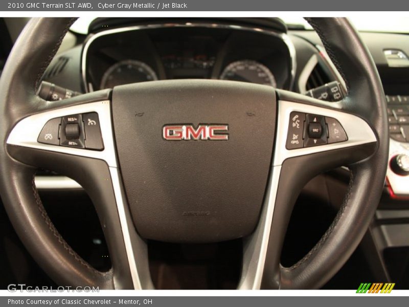 Cyber Gray Metallic / Jet Black 2010 GMC Terrain SLT AWD