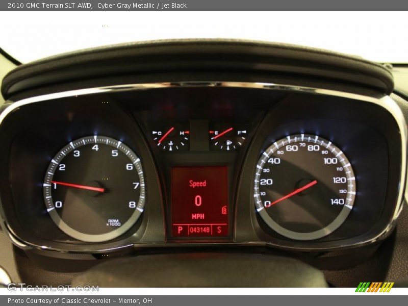 Cyber Gray Metallic / Jet Black 2010 GMC Terrain SLT AWD