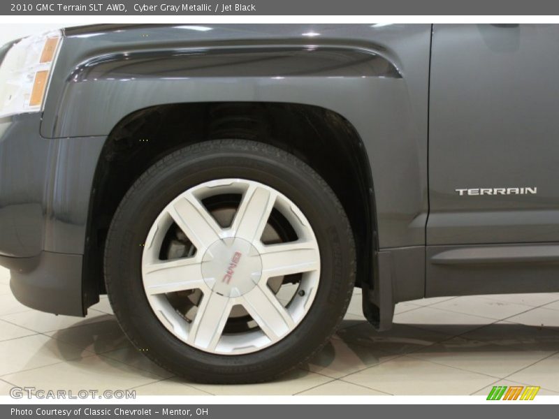 Cyber Gray Metallic / Jet Black 2010 GMC Terrain SLT AWD
