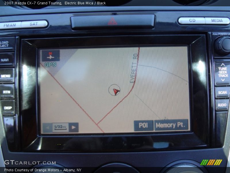 Electric Blue Mica / Black 2007 Mazda CX-7 Grand Touring