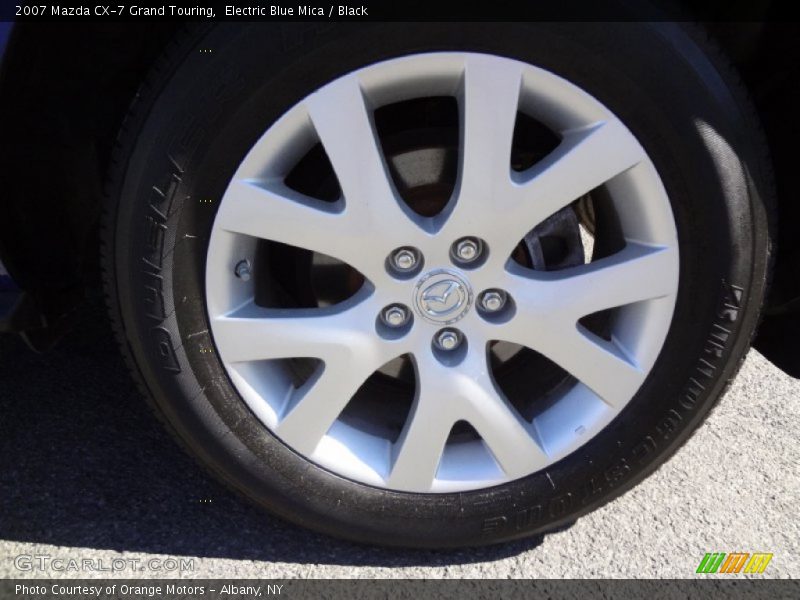 Electric Blue Mica / Black 2007 Mazda CX-7 Grand Touring