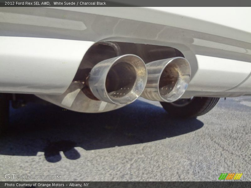 White Suede / Charcoal Black 2012 Ford Flex SEL AWD