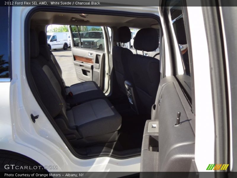 White Suede / Charcoal Black 2012 Ford Flex SEL AWD