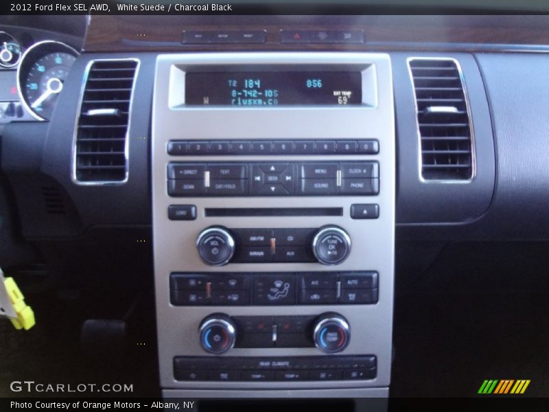 White Suede / Charcoal Black 2012 Ford Flex SEL AWD