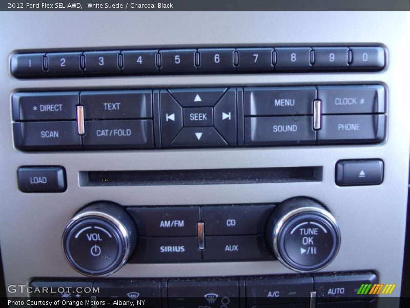White Suede / Charcoal Black 2012 Ford Flex SEL AWD
