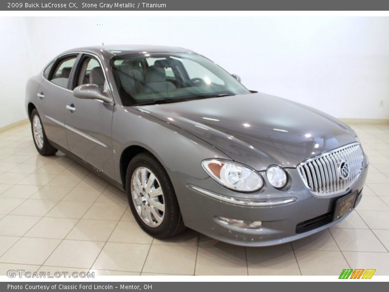 Stone Gray Metallic / Titanium 2009 Buick LaCrosse CX