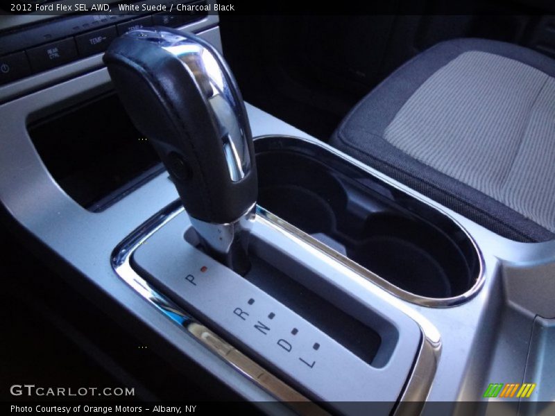 White Suede / Charcoal Black 2012 Ford Flex SEL AWD