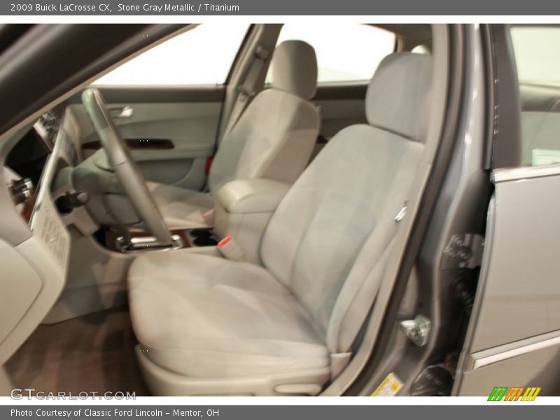 Stone Gray Metallic / Titanium 2009 Buick LaCrosse CX