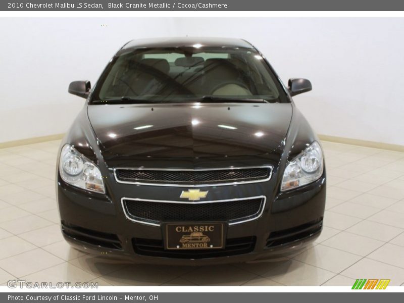 Black Granite Metallic / Cocoa/Cashmere 2010 Chevrolet Malibu LS Sedan