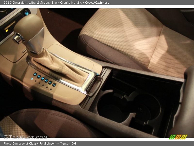 Black Granite Metallic / Cocoa/Cashmere 2010 Chevrolet Malibu LS Sedan