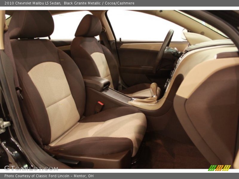 Black Granite Metallic / Cocoa/Cashmere 2010 Chevrolet Malibu LS Sedan