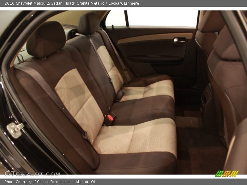 Black Granite Metallic / Cocoa/Cashmere 2010 Chevrolet Malibu LS Sedan