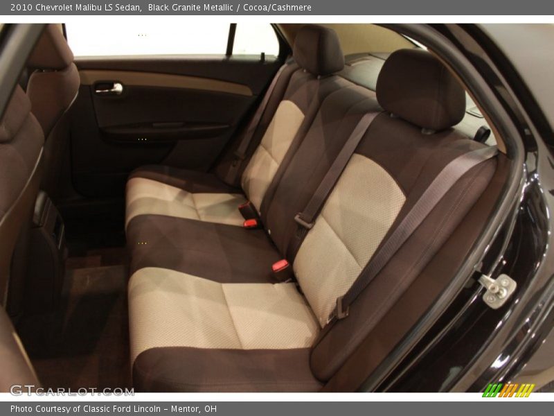 Black Granite Metallic / Cocoa/Cashmere 2010 Chevrolet Malibu LS Sedan