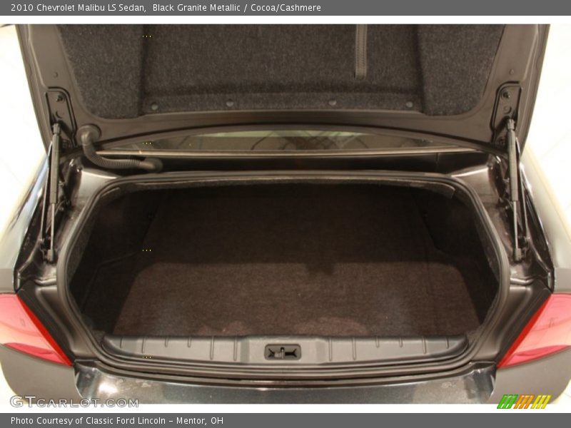Black Granite Metallic / Cocoa/Cashmere 2010 Chevrolet Malibu LS Sedan