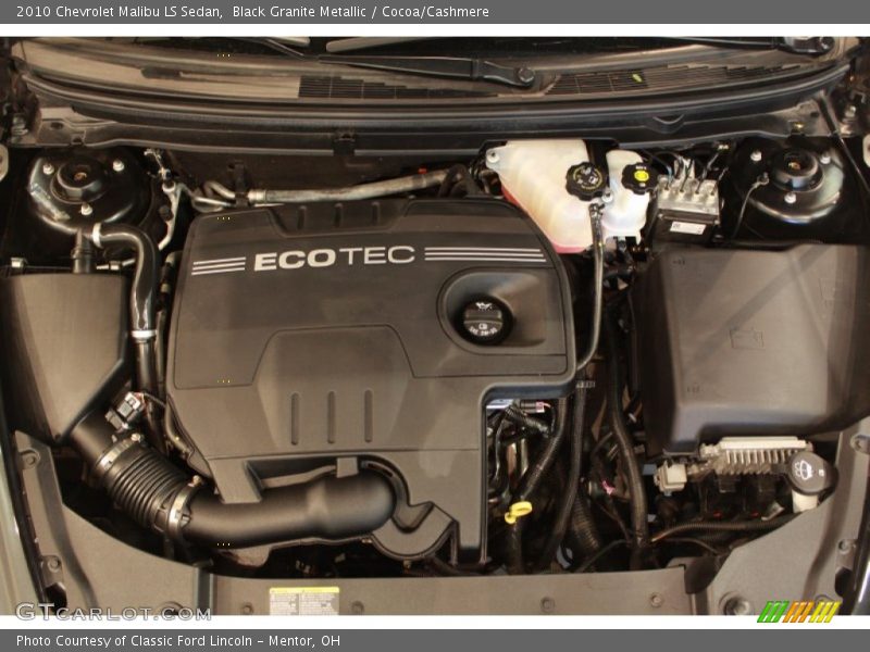 Black Granite Metallic / Cocoa/Cashmere 2010 Chevrolet Malibu LS Sedan