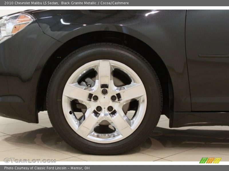 Black Granite Metallic / Cocoa/Cashmere 2010 Chevrolet Malibu LS Sedan