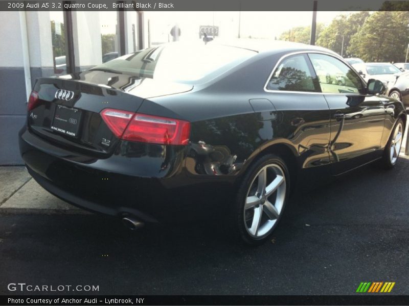 Brilliant Black / Black 2009 Audi A5 3.2 quattro Coupe