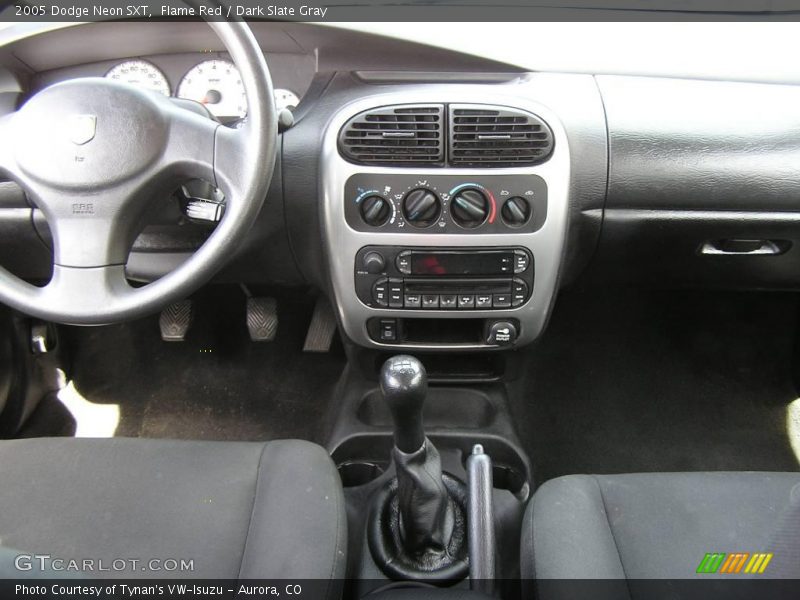 Flame Red / Dark Slate Gray 2005 Dodge Neon SXT
