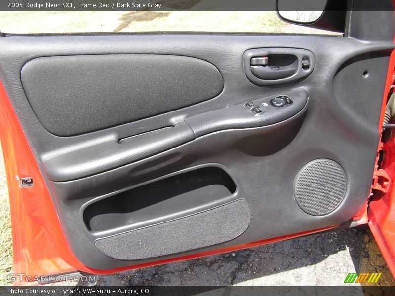 Flame Red / Dark Slate Gray 2005 Dodge Neon SXT