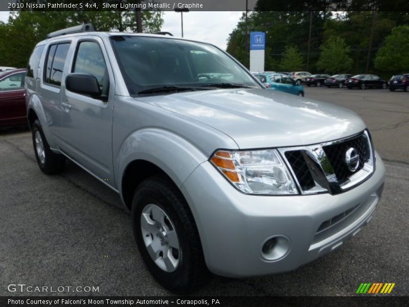 Silver Lightning Metallic / Graphite 2010 Nissan Pathfinder S 4x4
