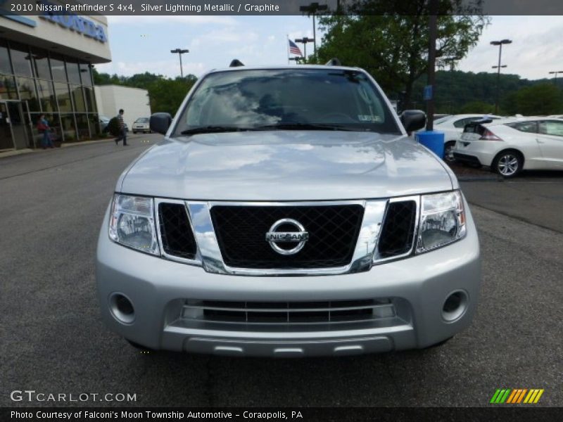 Silver Lightning Metallic / Graphite 2010 Nissan Pathfinder S 4x4